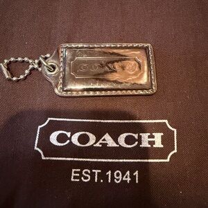 Coach Metallic Hang Tag